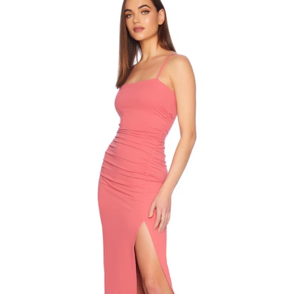 Susana Monaco Ruched Dress in Blush - Picture 1 of 7